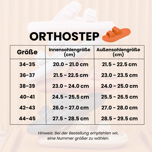 Orthostep Slipper - Original für maximalen Tragekomfort