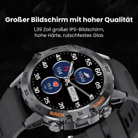 TitanX CombatFit S45 - unzerstörbare zertifizierte Militär-Gesundheitsuhr (2025)