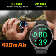 Lade das Bild in den Galerie-Viewer, VitalSense Pro X - Gesundheits-Smartwatch mit Lederarmband (2025)
