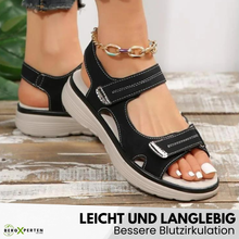 Lade das Bild in den Galerie-Viewer, OrthoKlara - ergonomische,  schmerzlindernde &amp; rutschfeste Sandalen für Damen - Sonderaktion 1+1 Gratis
