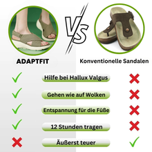 Lade das Bild in den Galerie-Viewer, AdaptFit  - patentierte, orthopädische Sandalen mit 2-facher Fußgewölbeunterstützung

