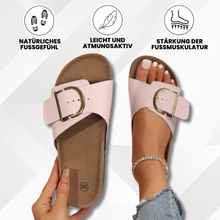 Lade das Bild in den Galerie-Viewer, OrthoMia - Schmerzlindernde Kork-Sandalen mit Schnallenriemen-Design für Damen
