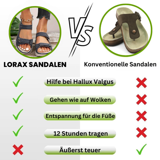 Lorax Sandalen - ultraleichte Komfort-Sandalen für Damen