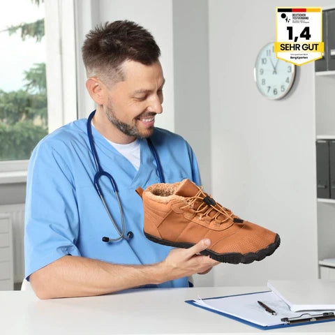 OrthoThermo - schmerzlindernde, wasserabweisende & gefütterte Barfußschuhe