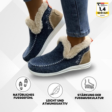 Lade das Bild in den Galerie-Viewer, OrthoComfy - ergonomischer schmerzlindernder Komfortschuh - Plüschgefüttert
