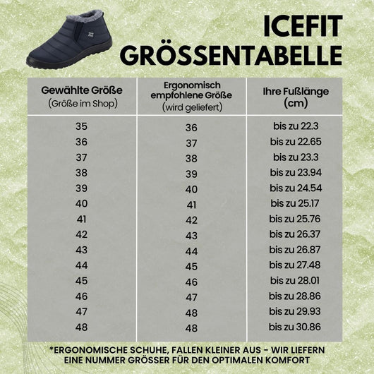 Fusswohl - ergonomische & rutschfeste Komfort-Winterstiefel